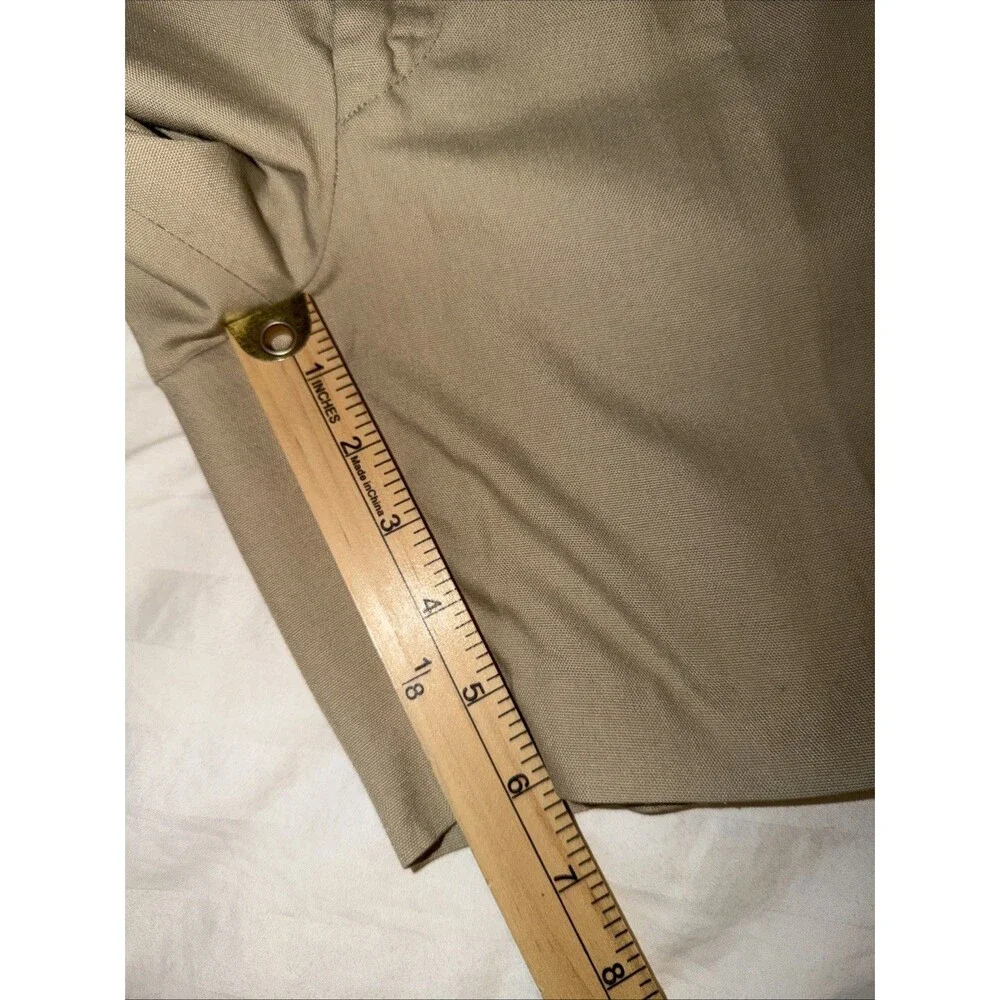 Men's Flat Front Khaki Shorts